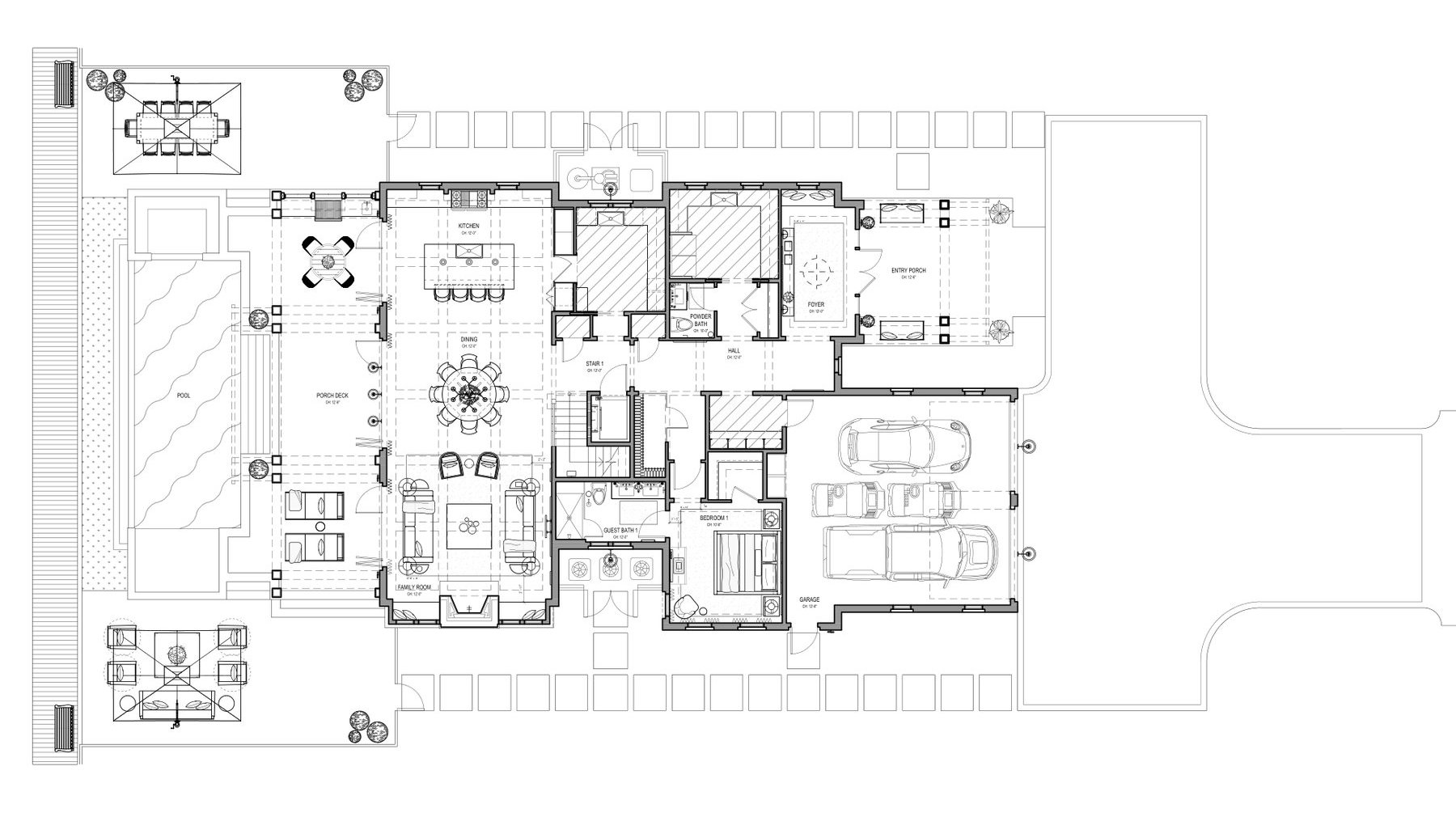 Main level floor plan